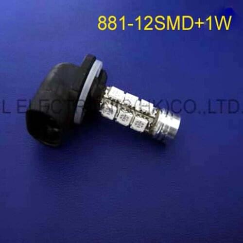 High quality 12V 881 led fog lamps, high power 12v car 881 led bulb free shipping 20pcs/lot