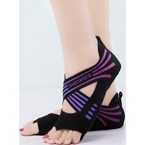 Women Yoga Shoes Professional Gym Sports Flat Soft Anti-slip Sole Ballet Non-slip Fitness Dance Shoes Pilates Yoga Shoes Socks