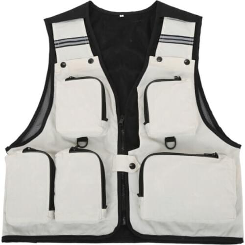Fishing Vest Jacket with Pocket Life Vest for Fishing Clothes Sports Outdoor Fishing Camping Hunting Clothing