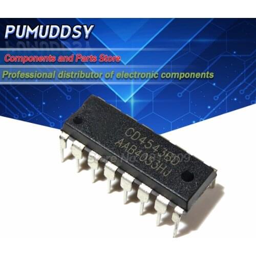 10PCS CD4543BD DIP16 CD4543 DIP 4543BE DIP-16 new and IC