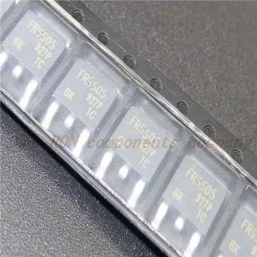 10PCS/LOT FR5505 IRFR5505 IRFR5505TRPBF TO-252 SMD P-channel transistor 55V 18A In Stock