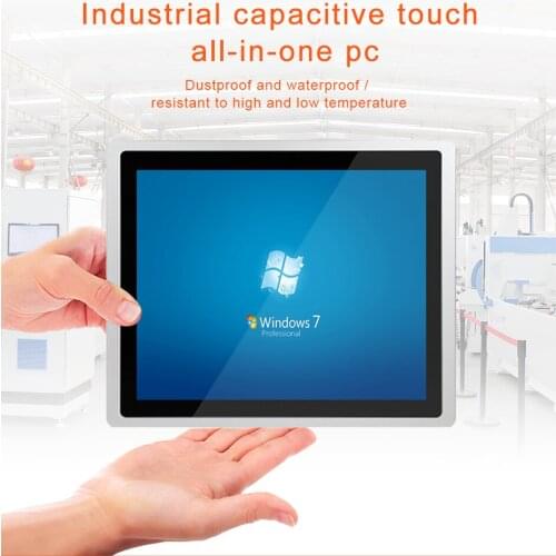1000nits 12" 10 15 17 inch Industrial Panel all in one PC mini Computer Capacitive Touch with J1800 CPU RS232 com Windows 7/10