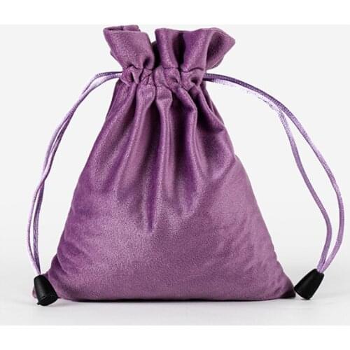 20pcs/lot High Quality 9x12cm Black/Purple/Brown/Grey/Green Velvet Drawstring Pouch Gift Packing Bags