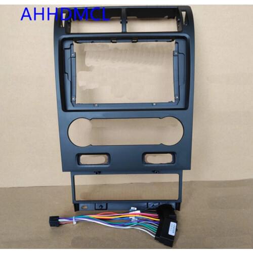 Car Fascias Navigation Fascia Dash Frame Kit For 9" Universal Android Multimedia Player For Ford Mondeo 2004 2005 2006 2007