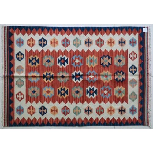 Free shipping 170x245cm kilim carpets,hand knotted woolen Kelim rugs, Pakistan Turkish area rug