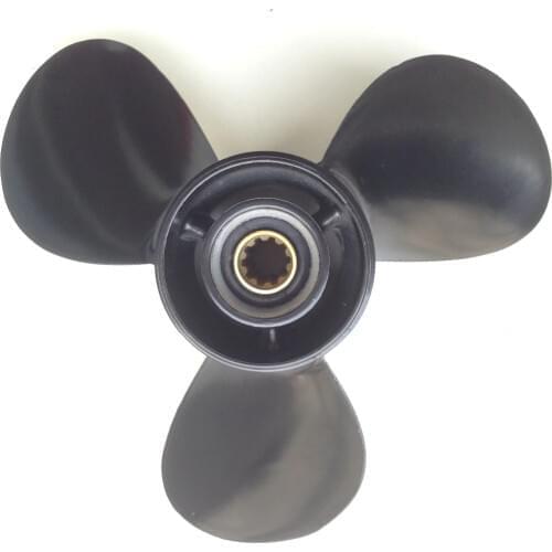 Free shipping 9.9x11 For 20HP 30hp tohatsu propeller Aluminium TOHATSU Propeller Motors tohatsu Outboard Motor 10 tooth spline