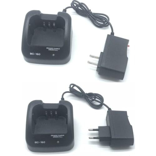 BC-160 Fast Rapid Dock Charger for ICOM IC-F4029SDR A14 F16 IC-F26 F3026 F4026 F33GS F3021 F4021 F3161 F3163 F4162 BP-232 Radio