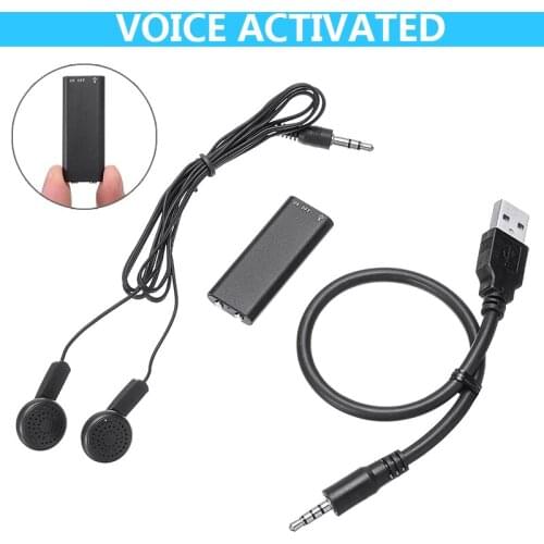 8G Mini Digital Audio Voice Recorder Dictaphone Stereo MP3 Music Player 3 in 1 8GB Memory Storage for Portable Audio Video