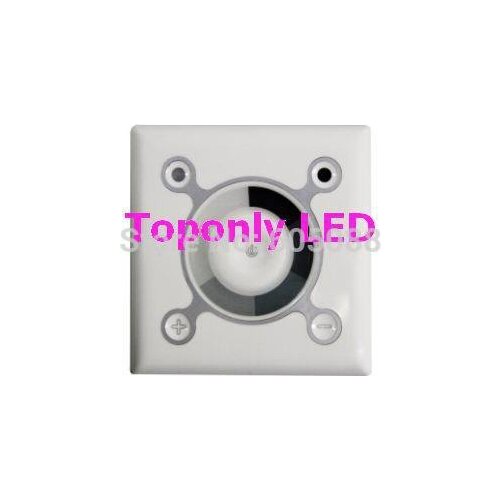 DC12/24V brightness adjustable pwm led dimmer wall mounted square touch interface led controller CE&ROHS 5pcs DHL free shipping