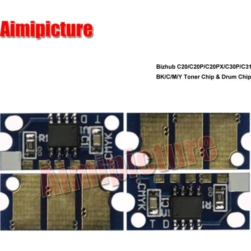 For Minolta C20 C20P C20PX C20X IU312 IU-312 Drum Unit Reset Chip 30K EXP/EUR/CHN 2sets 8PCS/lot