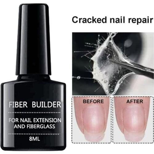8ml Nail Extension Gel Repair Fiber Fiberglass Set Fibernails Glass Nail Tip Phototherapy Extension Glue Manicure Tip Tools
