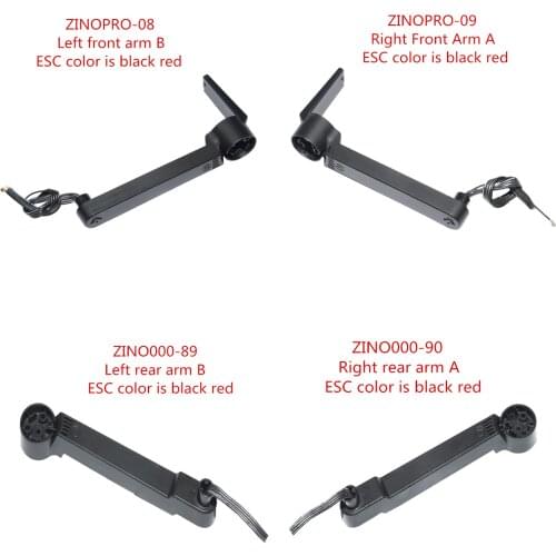 Hubsan H117S Zino PRO RC Drone Quadcopter Spare Parts zinopro-08 zinopro-09 zino000-89 zino000-90 arm with ESC