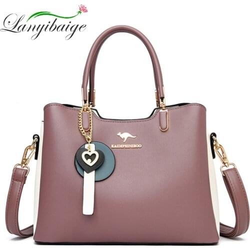 Summer Bag PU Leather Fashion Luxury Shoulder Bag Womens Top Handbag 2021 Women Diagonal Bag A Major Female De Marque