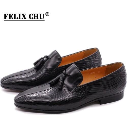 2019 Winter Shoes Men Dress Shoes Loafers Genuine Leather Slip On Wedding Casual Fomal Business Modern Shoes Brown