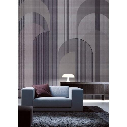 MASAR Modern minimalist geometric custom mural abstract line background wallpaper restaurant hotel wallpaper An adventure