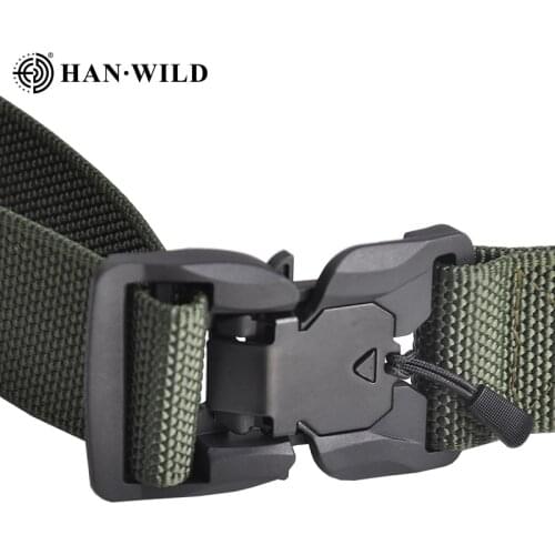 New Mens Tactical Belt Hard Metal Quick Release Magnetic Buckle Mens Military Nylon Belt 3mm Soft Real Nylon Sports Belt