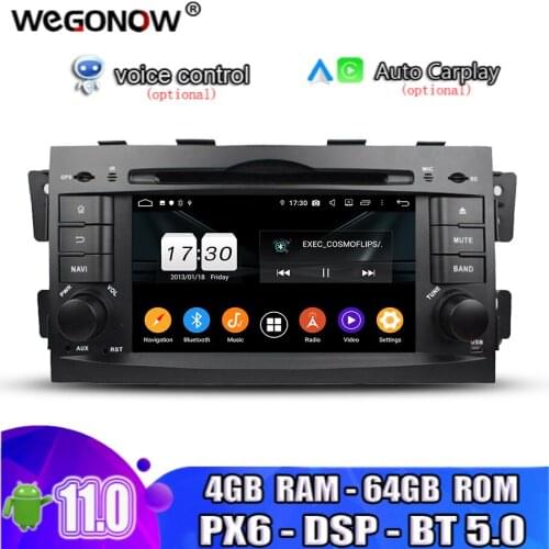 PX6 2DIN Android 10.0 Octa Core 64GB ROM For kia Mohave Borrego 2008-2012 BT 5.0 Wifi GPS navi Map Car DVD Player RDS Radio