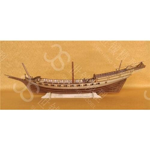 1: 72 Full Rib Shark Wooden Sailboat Model building kit
