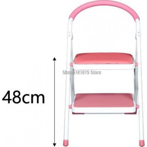 Ladder Folding Household Multifunctional Indoor Simple Household Chair Escalator Computer Chair Two Step Ladder