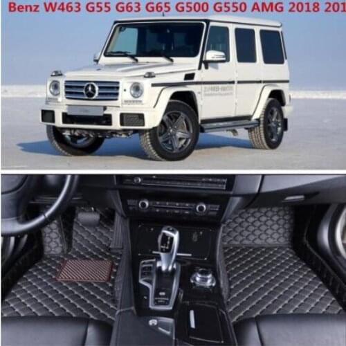 High Qualit Luxury Foot Carpets Step Mats Floor Mats Fits For Benz W463 G55 G63 G65 G500 G550 AMG 2015.2016.2017.2018.2019