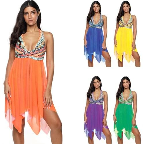 Womens Swimming Suit Tankini Swimsuit with Skirt Floral Print Bathing Suits Wide Strap Swimwear Two Pieces Swimdress Plus Size