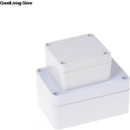 ZLinKJ 1Pcs Plastic Waterproof Enclosure Box Electronic Project Instrument Case Outdoor Junction Box Housing DIY 2 Size