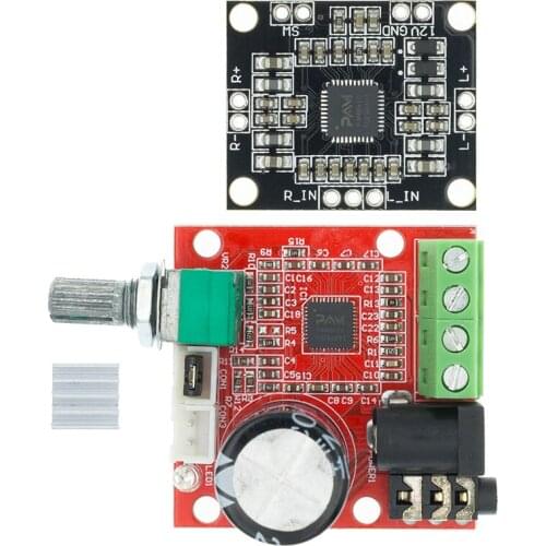 10pcs 12V Mini Hi-Fi PAM8610 Audio Stereo Amplifier Board 2X10W Dual Channel D Class Lowest Price