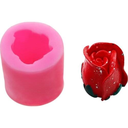 3D stereo Rose flower Fondant Silicone mold Kitchen Baking wedding Handmade Soap Cake Decorating Tool Candy Chocolate Mold