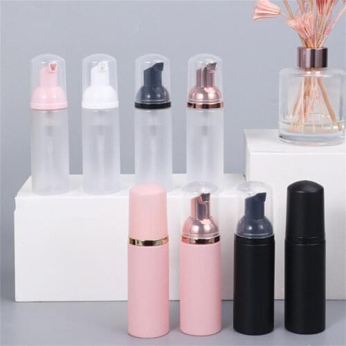 50ml Plastic Foam Pump Bottle Refillable Empty Cosmetic Container Cleanser Soap Shampoo Foaming Bottles Dropshipping