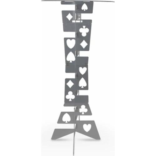 Aluminum Magic Folding Table (Alloy)- Silver Color Magic Tricks Magicians Best Table Stage Close Up Illusions Magia Accessories
