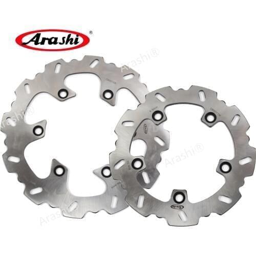 Arashi 1 Set For SUZUKI AN BURGMAN 250 1998-2002 CNC Motorcycle Front Rear Brake Disk Rotors Fixed 1998 1999 2000 2001 2002