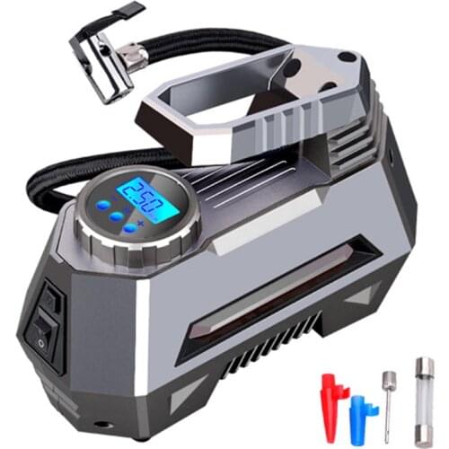 Car Air Compressor Tyre Inflator Pump Portable Compressor Digital Car Tyre Pump 12V 150PSI Air Pump for Car Bicycle Tires Balls