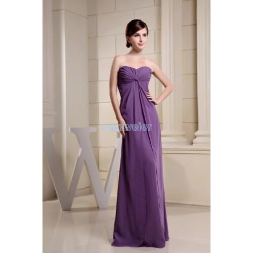 Free shipping 2017 new arrival long sleeve moroccan dresses custom size/color chiffon purple bridesmaid dress with lace jacket