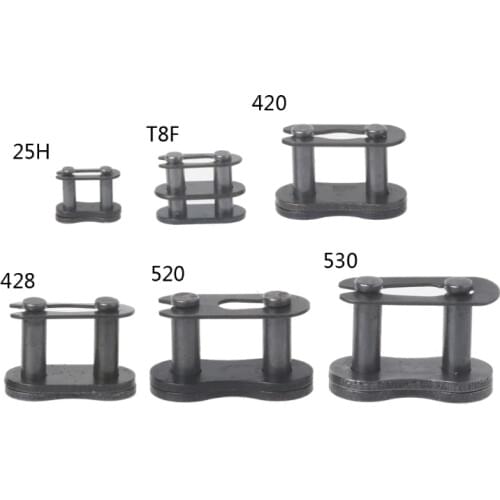 Motorcycle Chain Buckle Ring Link 25H# T8F# 420# 428# 520# 530# Motorcycle Chain & Transmission Kit