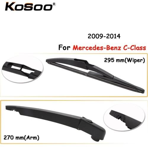 KOSOO Auto Rear Car Wiper Blade For Mercedes-Benz C-Class,295mm 2009-2014 Rear Window Windshield Wiper Blades Arm,Car Accessorie