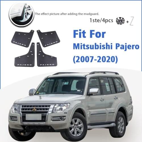 Mudguard For Mitsubishi Pajero V73/V93/V97 2007-2020 Front Rear 4pcs Mudflaps Mudguards Car Accessories Splash Guard Fender