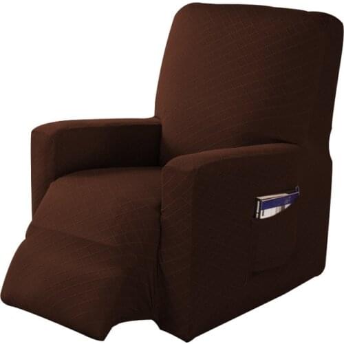 Elastic Recliner Sofa Cover, Sofa Cover Anti-Slip Washable House Protection Cover for TV Armchair - Relaxing Armchair Coffee