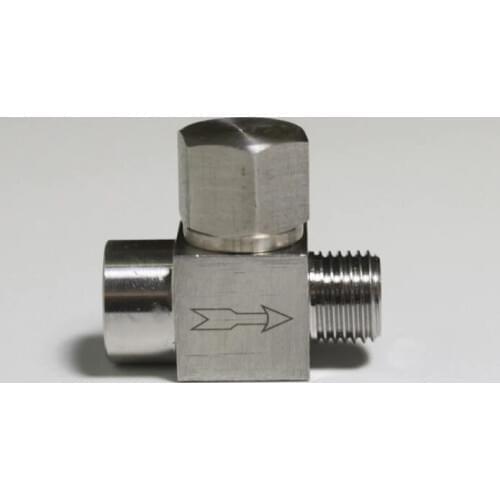 Electric Steam Iron Parts Water trap 304 stainless steel water saving valve 1/4” femal to 1/4” male screw