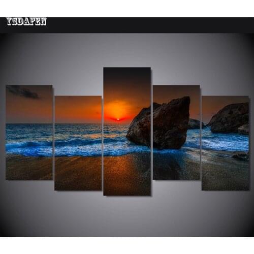 HD Printed Painting Canvas Printing Seascape painting Room decor print poster picture canvas Framed Art HG-236