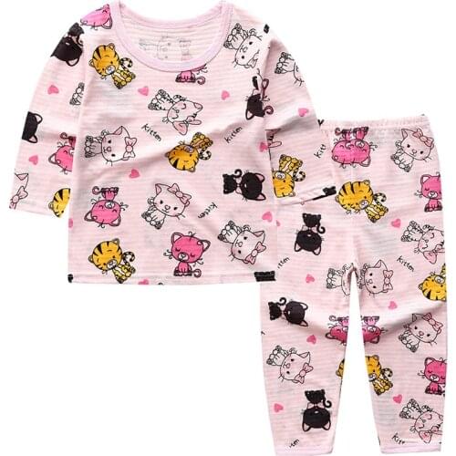 Cotton Baby Girl Clothes Four Seasons Bodysuits+Pants Baby Sets Children Clothing Sets Summer Autumn Winter Baby Boy Clothes