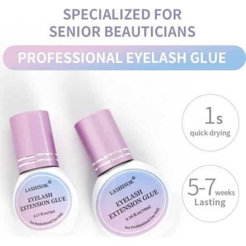 Eyelash Extension Glue Strong Adhesive Individual Lash 1-2 Second Fast Drying Powerful Adhesive colle faux cil