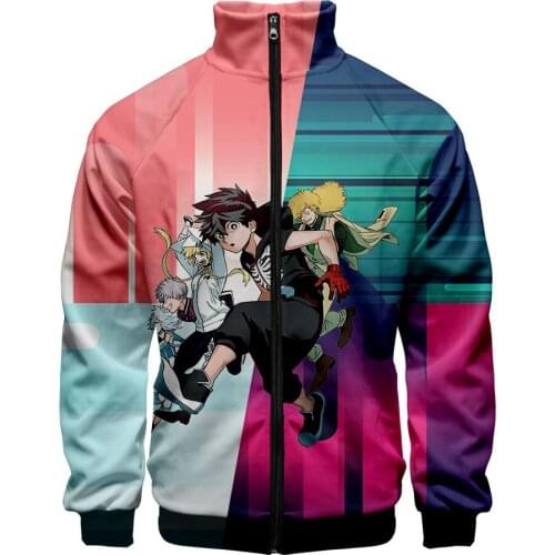 2021 Casual Monster Incident Jacket Men/Women Comics Windbreaker 3D Printed Casual Street Jacket Autumn Spring Clothing