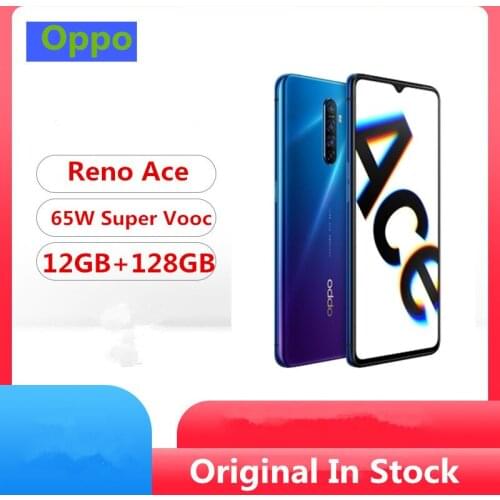New Oppo Reno Ace Smart Phone Android 9.0 Snapdragon 855 Plus 12GB RAM 128GB ROM 6.5" 90HZ Display 65W Super Charge Mobile Phone
