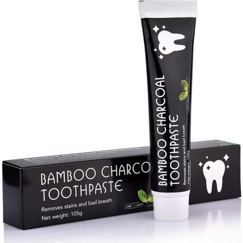Teeth Whitening Tooth Care Bamboo Natural Activated Charcoal Black Toothpaste Oral Hygiene Dental