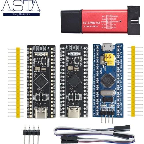ST-LINK V2 Simulator Download Programmer STM32F103C8T6 ARM STM32 Minimum System Development Board STM32F401 STM32F411 STM32F4