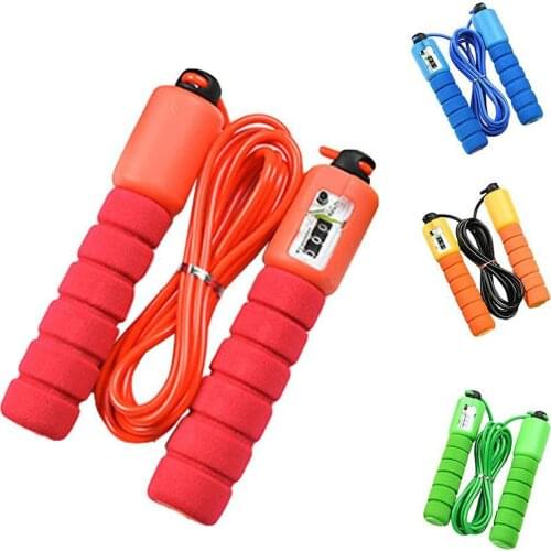 Count Skipping Rope Unisex Professional Sponge Electronic Counting Rope Skipping Lose Weight Slimming Equipments Burn Calories