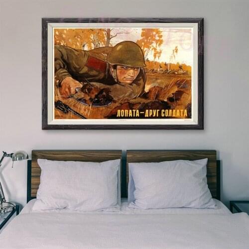 RE111 Retro Russian Style Painting Classical Wonderful 52 Custom Silk Poster Home Deco Wall Art Christmas Gift