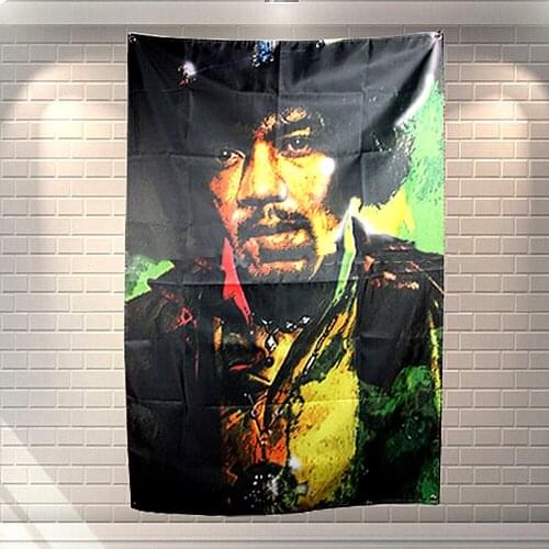 Rock Band \ Hip Hop \ Heavy Metal \ Regga Poster High Quality Print Art Canvas Banner Four-hole Flag Background Wall Decor F6