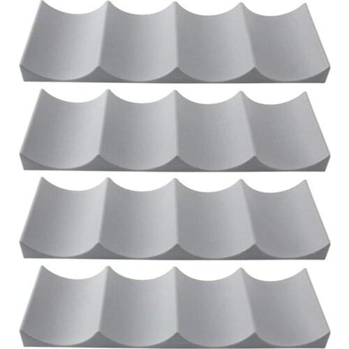 European Style Wine Rack, 4 Pieces of Plastic Beer Wine Bottle Rack Display Rack Kitchen