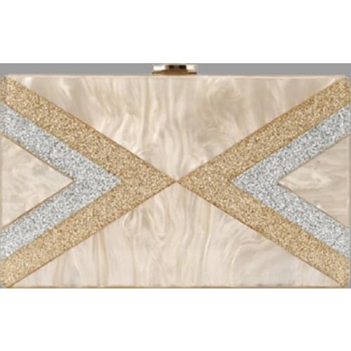 Women messenger bags new wallet elegant stylish sequins patchwork shoulder bag Lady GEometric evening bag casual Vintage Clutch